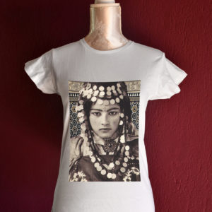 Berber woman tshirt for belly dance and tribal fusion dance lesson - variant 2