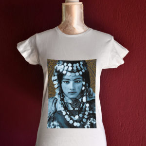 Berber woman tshirt for belly dance and tribal fusion dance lesson - variant 4