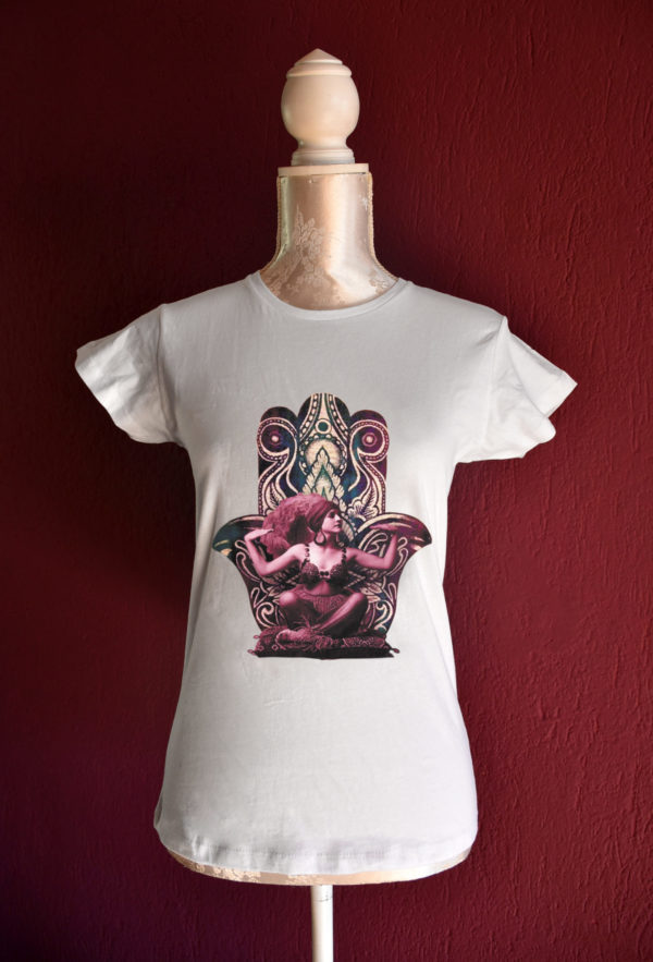 Hand of Fatima tshirt for belly dance and tribal fusion dance lesson