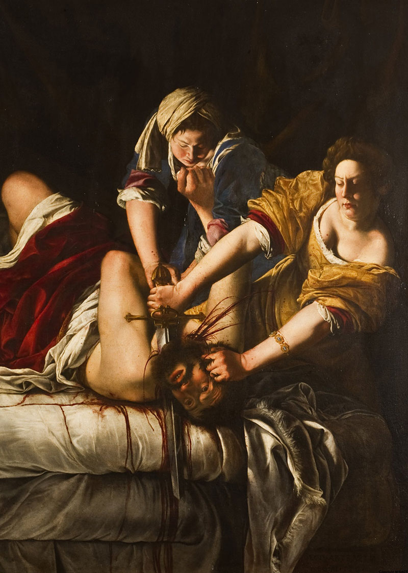Artemisya Dancewear blog - Artemisia Gentileschi post - Artemisia Gentileschi - Giuditta decapita Oloferne 1612