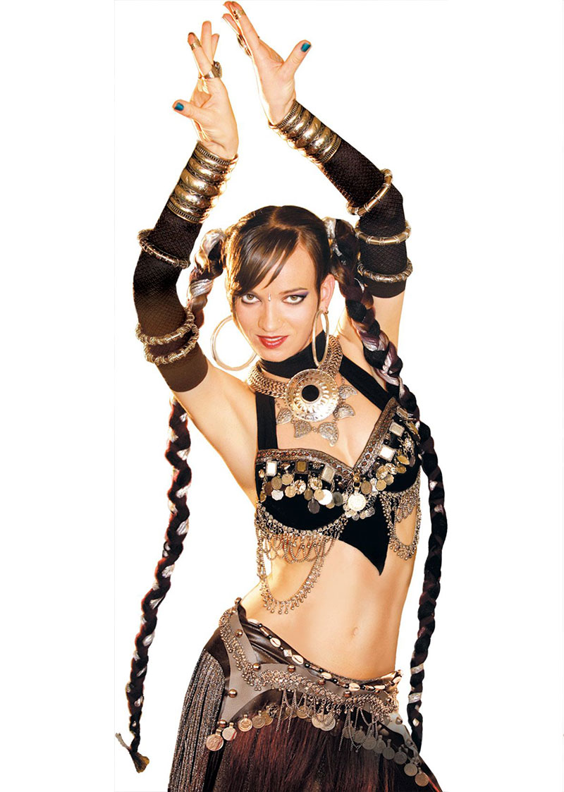 Artemisya Dancewear blog - ATS and Tribal Fusion post - Sera Solstice tribal Fusion dancer