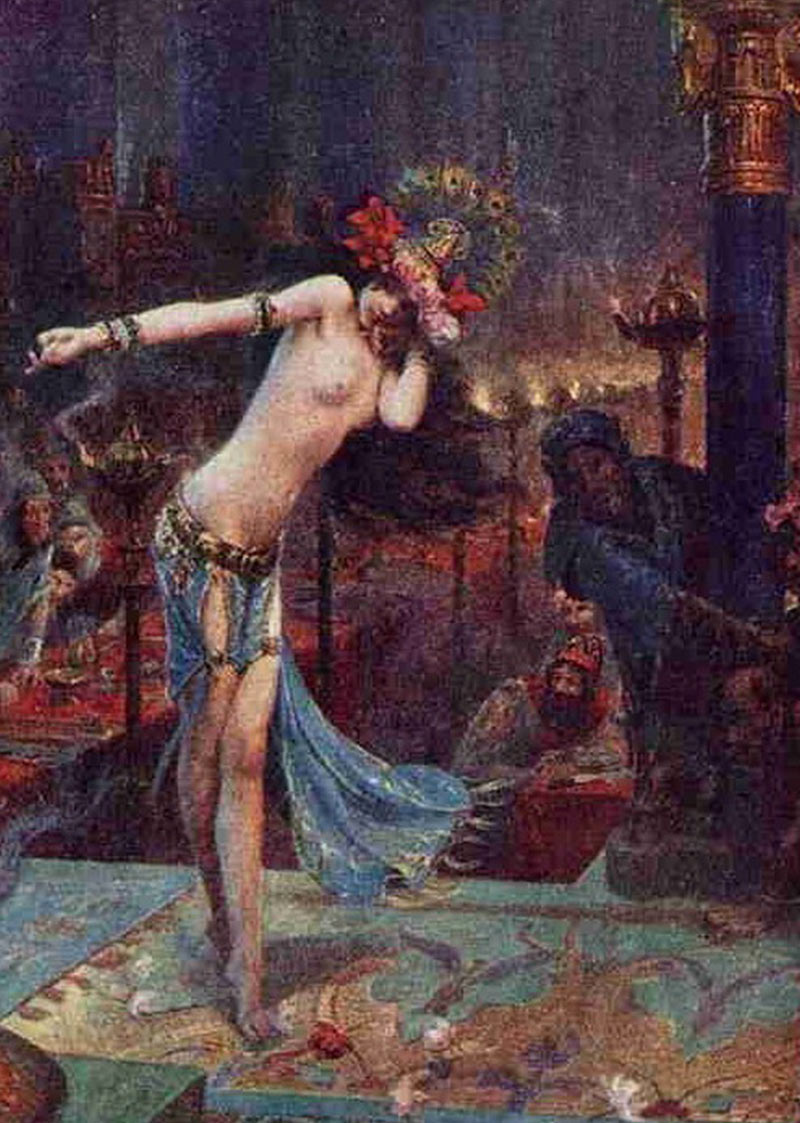 Artemisya Dancewear blog - Salomè The Seductive Dancer post - Salomé by Gaston Bussiere 1914