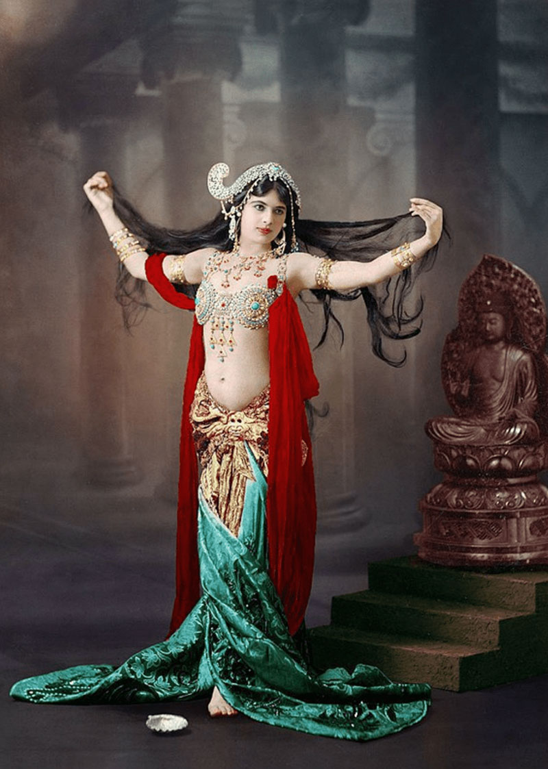 Artemisya Dancewear blog - The dark charm of Mata Hari post - Mata Hari vintage photo 3
