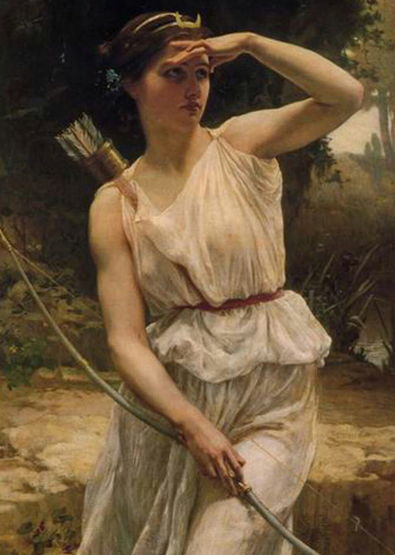 Artemisya Dancewear blog - The thousand faces of Artemis post - Diana the Huntress by Guillaume Seignac
