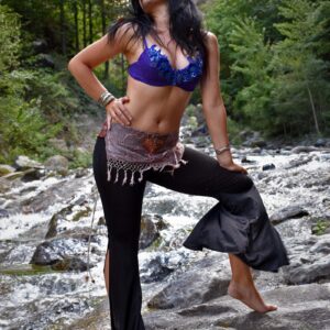 tribal fusion and belly dance bra for egyptian belly dance or arabic belly dance bra Katie bra by Artemisya Dancewear